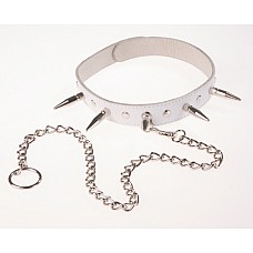 <strong>Ошейник кожаный белый шириной 20мм с шипами длиной 25мм с цепочкой 3103-3</strong> <br />
Изготовлен из натуральной кожи с велюровой подкладкой.<div class="charTableblock"> </div> Ошейник кожаный белый шириной 20мм с шипами длиной 25мм с цепочкой 3103-3
Изготовлен из натуральной кожи с велюровой подкладкой.