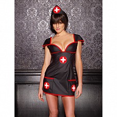 <strong>Сексуальная ночная сиделка 18-3001M</strong> <br />
Секси-платьице медсестры из черного Rubber Look Vinyl с красным кантом.<div class="charTableblock"><div><span>Размер</span>: M (44-46)</div></div> Сексуальная ночная сиделка 18-3001M
Секси-платьице медсестры из черного Rubber Look Vinyl с красным кантом.