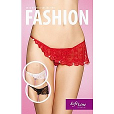 <strong>Нежные трусики с юбочкой</strong> <br />
Трусики с юбочкой<div class="charTableblock"><div><span>Размер</span>: M (44-46); L (46-48)</div><div><span>Цвет</span>: белый</div><div><span>Производитель</span>: SoftLine, Польша</div><div><span>В наличии</span>: M-L, белый</div></div> Нежные трусики с юбочкой
Трусики с юбочкой