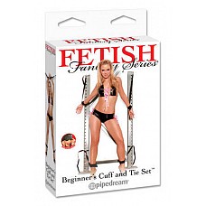 <strong>Набор - наручники, оковы на ноги и маска</strong> <br />
Если Вы хотите поиграть, то этот набор идеально подойдет для Вас. Набор включает в себя наручники и оковы на ноги со специальными лентами, с помощью которых можно легко привязать партнера и маска на глаза. Комплект выполнен в чёрном цвете.<div class="charTableblock"><div><span>Материал</span>: текстиль</div><div><span>Цвет</span>: черный</div><div><span>Производитель</span>: PipeDream, США</div></div> Набор - наручники, оковы на ноги и маска
Если Вы хотите поиграть, то этот набор идеально подойдет для Вас. Набор включает в себя наручники и оковы на ноги со специальными лентами, с помощью которых можно легко привязать партнера и маска на глаза. Комплект выполнен в чёрном цвете.