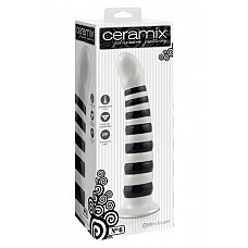 <strong>Анальный стимулятор CERAMIX NO 6 керамическая черно-белый</strong> <br />
Изгиб головки позволяет стимулировать G-точку. Рельефная поверхность добавит приятных ощущений и усилит стимуляцию эрогенных зон. Универсальный и очень удобный в использовании: имеет внутри отверстие для воды и выдерживает низкие и высокие температуры, что позволяет проводить с ней температурные игры. Во внутреннее отверстие внутри керамического стимулятора заливается вода, затем игрушку можно положить в морозильник - через несколько часов пробка превратится в льдистый кусочек удовольствия. Также можете налить в пробку горячей воды - игрушка будет держать температуру до 20 минут. Силиконовая крышка абсолютно герметично удерживает воду внутри пробки. Не содержит фталатов. Очень гладкая поверхность идеально подходит для стимуляции интимных зон. Для керамического стимулятора подходит лубрикант на любой основе: водной, силиконовой, гибрид.<br/>Уход и гигиена:<br/>Перед и после использования промойте игрушку в теплой воде с мягким моющим средством. Можно также обрабатывать изделие специальными бактерицидными спреями для интимных товаров.<div class="charTableblock"><div><span>Длина, см</span>: 21.00</div><div><span>Диаметр, см</span>: 4.60</div><div><span>Материал</span>: керамика</div><div><span>Цвет</span>: черный; другой</div><div><span>Длина, см</span>: 21-24</div><div><span>Диаметр, см</span>: 4</div></div> Анальный стимулятор CERAMIX NO 6 керамическая черно-белый
Изгиб головки позволяет стимулировать G-точку. Рельефная поверхность добавит приятных ощущений и усилит стимуляцию эрогенных зон. Универсальный и очень удобный в использовании: имеет внутри отверстие для воды и выдерживает низкие и высокие температуры, что позволяет проводить с ней температурные игры. Во внутреннее отверстие внутри керамического стимулятора заливается вода, затем игрушку можно положить в морозильник - через несколько часов пробка превратится в льдистый кусочек удовольствия. Также можете налить в пробку горячей воды - игрушка будет держать температуру до 20 минут. Силиконовая крышка абсолютно герметично удерживает воду внутри пробки. Не содержит фталатов. Очень гладкая поверхность идеально подходит для стимуляции интимных зон. Для керамического стимулятора подходит лубрикант на любой основе: водной, силиконовой, гибрид.<br/>Уход и гигиена:<br/>Перед и после использования промойте игрушку в теплой воде с мягким моющим средством. Можно также обрабатывать изделие специальными бактерицидными спреями для интимных товаров.