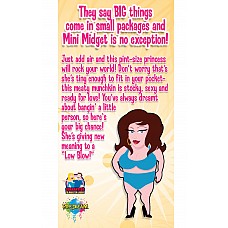 <strong>Надувная мини-кукла MINI MIDGET</strong> <br />
Резиновая кукла MINI MIDGET телесного цвета. Эта необычная кукла всегда готова провести время с Вами и хорошо поразвлечься. Она наполнит Вашу сексуальную жизнь новыми красками. Просто добавьте в нее воздух и получите массу удовольствия, включив ее в свои сексуальные фантазии. Вы всегда мечтали о мамочке Lil – и вот этот день настал!<div class="charTableblock"> </div> Надувная мини-кукла MINI MIDGET
Резиновая кукла MINI MIDGET телесного цвета. Эта необычная кукла всегда готова провести время с Вами и хорошо поразвлечься. Она наполнит Вашу сексуальную жизнь новыми красками. Просто добавьте в нее воздух и получите массу удовольствия, включив ее в свои сексуальные фантазии. Вы всегда мечтали о мамочке Lil – и вот этот день настал!