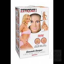 Кукла надувная Pipedream Extreme Dollz Hannah Harper Life-Size Love Doll с вставками блондинка. Кукла надувная Pipedream Extreme Dollz Hannah Harper Life-Size Love Doll с вставками блондинка.