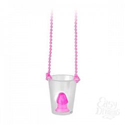 Рюмка с фаллосом Pecker Shot Glass Necklace PINK Рюмка с фаллосом Pecker Shot Glass Necklace PINK