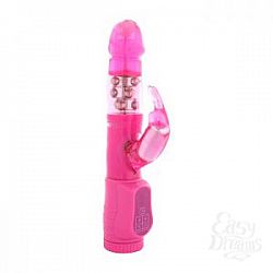 Розовый вибратор Hi-Tech Perfect Rabbit Pink - 15 см.  Розовый вибратор Hi-Tech Perfect Rabbit Pink - 15 см.