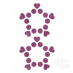 Пестисы открытые Круги и сердца фиолетовые SH-OUNS015PUR Пестисы открытые Круги и сердца фиолетовые SH-OUNS015PUR