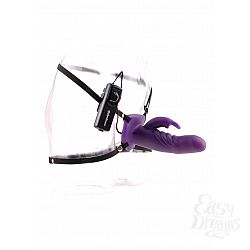 Полый страпон с вибрацией Wonderful Wabbit Hollow Strap On (Fetish Fantasy) , Фиолетовый Полый страпон с вибрацией Wonderful Wabbit Hollow Strap On (Fetish Fantasy) , Фиолетовый