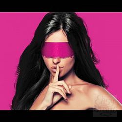 Розовая ажурная маска на глаза Lace Mask Розовая ажурная маска на глаза Lace Mask