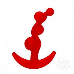 Красная анальная втулка замысловатой формы - 8,9 см. Красная анальная втулка замысловатой формы - 8,9 см.