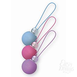 Вагинальные шарики KEGEL BALLS PINK/PURPLE/BLUE 11471LV Вагинальные шарики KEGEL BALLS PINK/PURPLE/BLUE 11471LV
