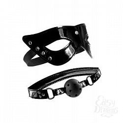 Лаковый комплект MASQUERADE MASK BALL GAG Лаковый комплект MASQUERADE MASK BALL GAG