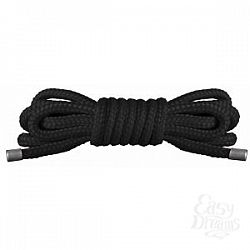 Чёрная нейлоновая верёвка для бандажа Japanese Mini Чёрная нейлоновая верёвка для бандажа Japanese Mini