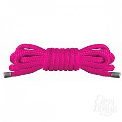 Розовая нейлоновая верёвка для бандажа Japanese Mini Розовая нейлоновая верёвка для бандажа Japanese Mini