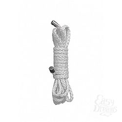 Веревка для бандажа Kinbaku Mini 1,5m White SH-OU073WHT Веревка для бандажа Kinbaku Mini 1,5m White SH-OU073WHT