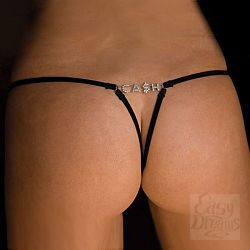 V-стринги с надписью из страз Cash V-стринги с надписью из страз Cash