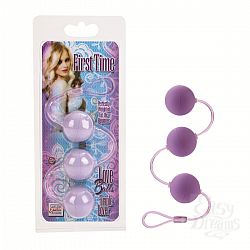 Три сиреневых вагинальных шарика FIRST TIME Три сиреневых вагинальных шарика FIRST TIME