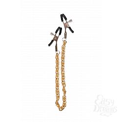 Зажимы на соски с бусинками, Белый Зажимы на соски с бусинками, Белый