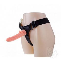 Страпон на трусиках с ребристой поверхностью Страпон на трусиках с ребристой поверхностью