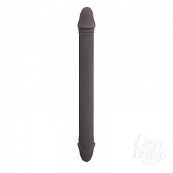 Серый двусторонний фаллоимитатор Esprit - 35 см. Серый двусторонний фаллоимитатор Esprit - 35 см.