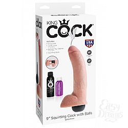 Фаллоимитатор 9 Squirting Cock with Balls с эффектом семяизвержения телесный Фаллоимитатор 9 Squirting Cock with Balls с эффектом семяизвержения телесный