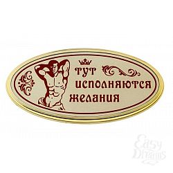 Табличка на дверь с мужчиной Тут исполняются желания Табличка на дверь с мужчиной Тут исполняются желания