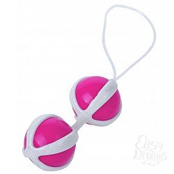 Розовые вагинальные шарики на мягкой сцепке Розовые вагинальные шарики на мягкой сцепке