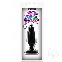Малая чёрная анальная пробка Jelly Rancher Pleasure Plug Small - 10,2 см. Малая чёрная анальная пробка Jelly Rancher Pleasure Plug Small - 10,2 см.