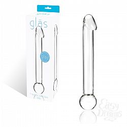 Стеклянный дилдо с реалистичной головкой Стеклянный дилдо с реалистичной головкой