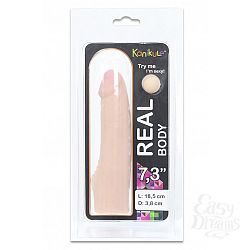 Насадка на пояс Harness с Real body - 18,5 см. Насадка на пояс Harness с Real body - 18,5 см.