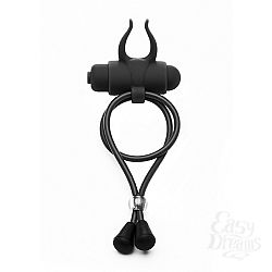 Утягивающее лассо с вибрацией The Devil - Black SH-SHT215BLK  Утягивающее лассо с вибрацией The Devil - Black SH-SHT215BLK