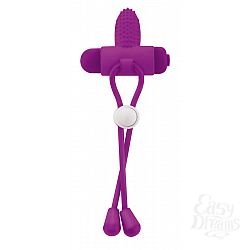 Утягивающее лассо фиолетового цвета Tentacle Cockring  Утягивающее лассо фиолетового цвета Tentacle Cockring