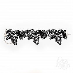 Кружевное ожерелье-чокер Desiderio - Dolce Piccante, S/M, Черный Кружевное ожерелье-чокер Desiderio - Dolce Piccante, S/M, Черный