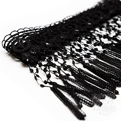 Кружевное черное колье на тело Сarnevale - Dolce Piccante, S, Черный Кружевное черное колье на тело Сarnevale - Dolce Piccante, S, Черный