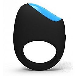Чёрное перезаряжаемое эрекционное кольцо LIFEGUARD RING VIBE Чёрное перезаряжаемое эрекционное кольцо LIFEGUARD RING VIBE