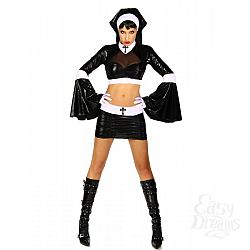 Костюм Монашка - Le Frivole , S/M, Черный Костюм Монашка - Le Frivole , S/M, Черный