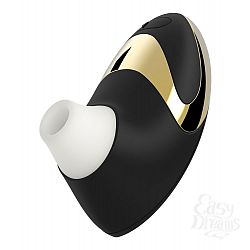 Чёрно-золотой бесконтактный вакуумный стимулятор клитора Womanizer W500 Pro Чёрно-золотой бесконтактный вакуумный стимулятор клитора Womanizer W500 Pro