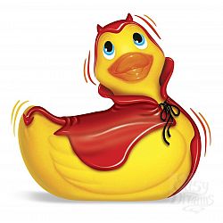 Вибратор утка-дьяволенок I Rub My Duckie Red Devil Travel Size Вибратор утка-дьяволенок I Rub My Duckie Red Devil Travel Size