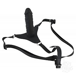 Силиконовый страпон на регулируемых ремешках Silicone Strap-On - 17 см. Силиконовый страпон на регулируемых ремешках Silicone Strap-On - 17 см.