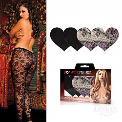 Smart Set 36: ажурные леггинсы и пэстисы в форме сердец Smart Set 36: ажурные леггинсы и пэстисы в форме сердец