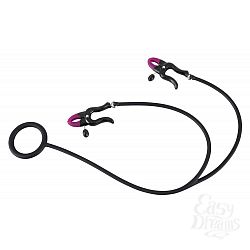 Эрекционное кольцо с зажимами на соски Cock Ring Clamps Эрекционное кольцо с зажимами на соски Cock Ring Clamps
