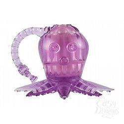 Фиолетовый вибростимулятор в виде осьминога Фиолетовый вибростимулятор в виде осьминога