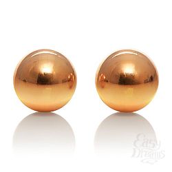 Золотистые вагинальные шарики Entice Weighted Kegel Balls  Золотистые вагинальные шарики Entice Weighted Kegel Balls