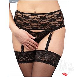 Широкий пояс и контактные трусики-стринги из цветочного кружева Широкий пояс и контактные трусики-стринги из цветочного кружева