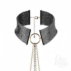 Чёрный ошейник с цепочками Desir Metallique Collar Чёрный ошейник с цепочками Desir Metallique Collar