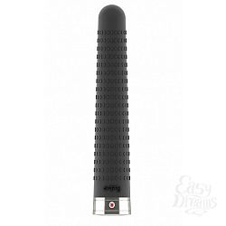 Чёрный вибратор в стиле ретро Joplin - 17 см. Чёрный вибратор в стиле ретро Joplin - 17 см.