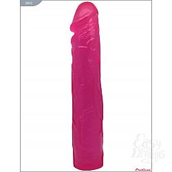 Ярко-розовый гелевый фаллоимитатор - 24 см. Ярко-розовый гелевый фаллоимитатор - 24 см.