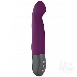 Фиолетовый пульсатор с загнутым кончиком Stronic G - 20,8 см. Фиолетовый пульсатор с загнутым кончиком Stronic G - 20,8 см.