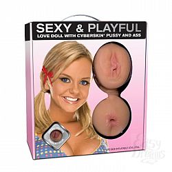  ����-����� Sexy   Playful Inflatable Love Doll with CyberSkin Pussy and Ass