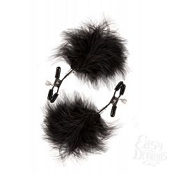 Зажимы для сосков с пухом FEATHERED NIPPLE CLAMPS Зажимы для сосков с пухом FEATHERED NIPPLE CLAMPS