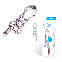 Небольшой фаллос с ручкой CANDY LAND JUICER GLAS-21 Небольшой фаллос с ручкой CANDY LAND JUICER GLAS-21